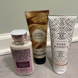Bath and body lotions